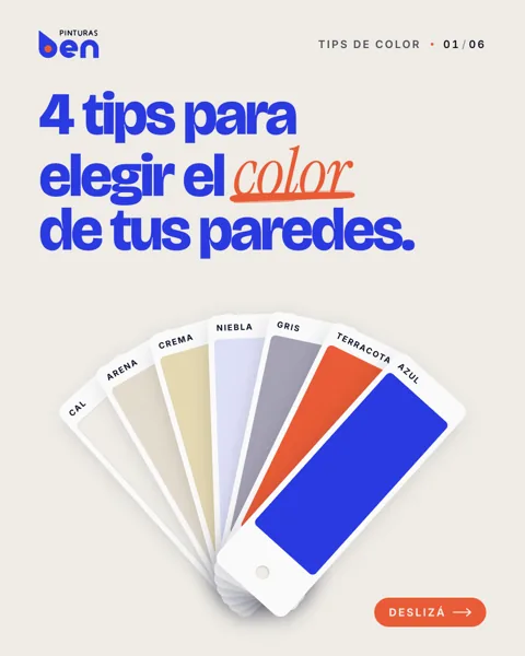 Post: 4 tips para elegir el color de tus paredes