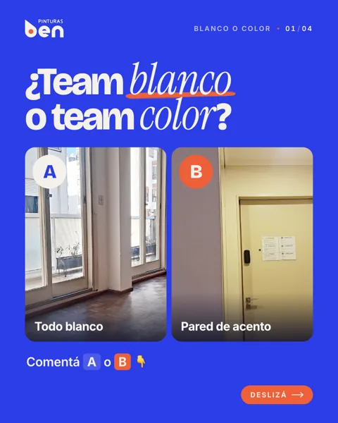 Post: ¿team blanco o team color?